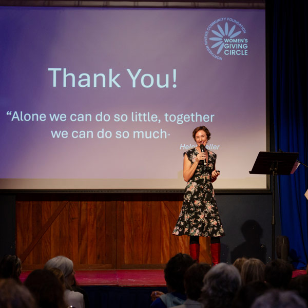 Amy Colli at the 2024 Women's Giving Circle Grant giving event
